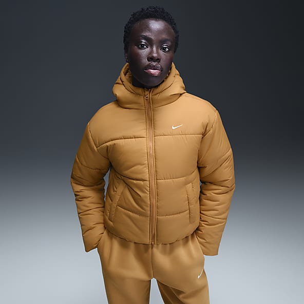 Nike puffer jacket women's sale sales